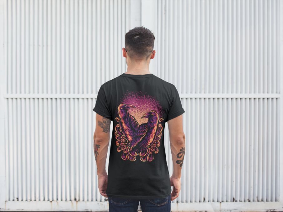 Back Print T-Shirt Design
