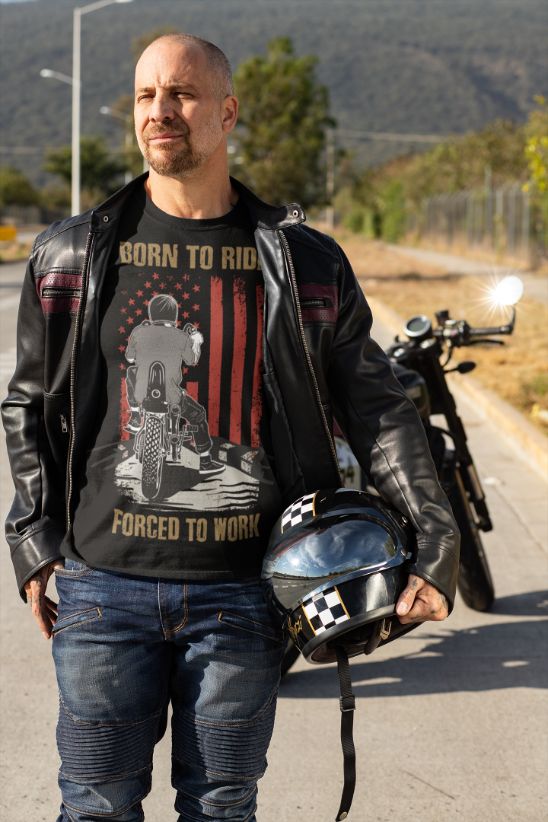 Born To Ride Biker Tee